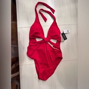 NEW Kenneth Cole New York CUTOUT XL One Piece Swimsuit
